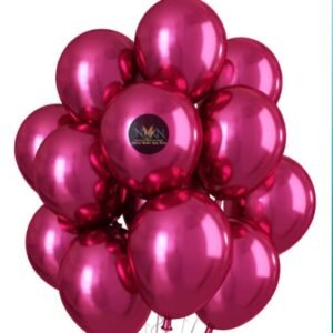 NKKN Solid Metallic Birthday Anniversary party baby shower decorations items Balloon