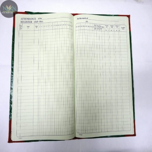 NKKN Attendance register Monthly Attendance
