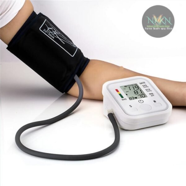 NKKN Automatic Digital Blood Pressure Machine USB Type C / Battery powered Bp Monitor  (White)