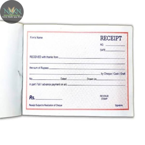 NKKN Money Receipt Book 40pages