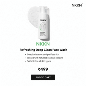 NKKN Refresing Deep Clean Face Wash