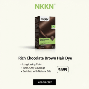 NKKN Rich chocolate brown hair dye 