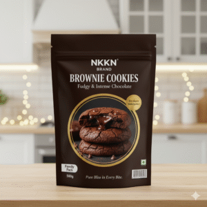 NKKN Brownie Cookies Fudgy & Intence Chocolate