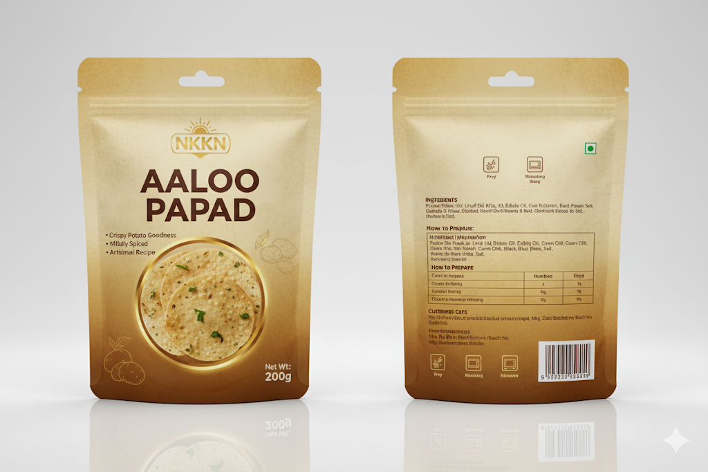 NKKN Aalu Papad