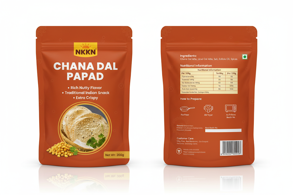 NKKN Chana Dal Papad