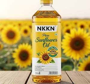 NKKN Sunflower oil is a popular cooking oil