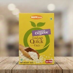 NKKN Certified Organic Indian Quick Oats 500 g