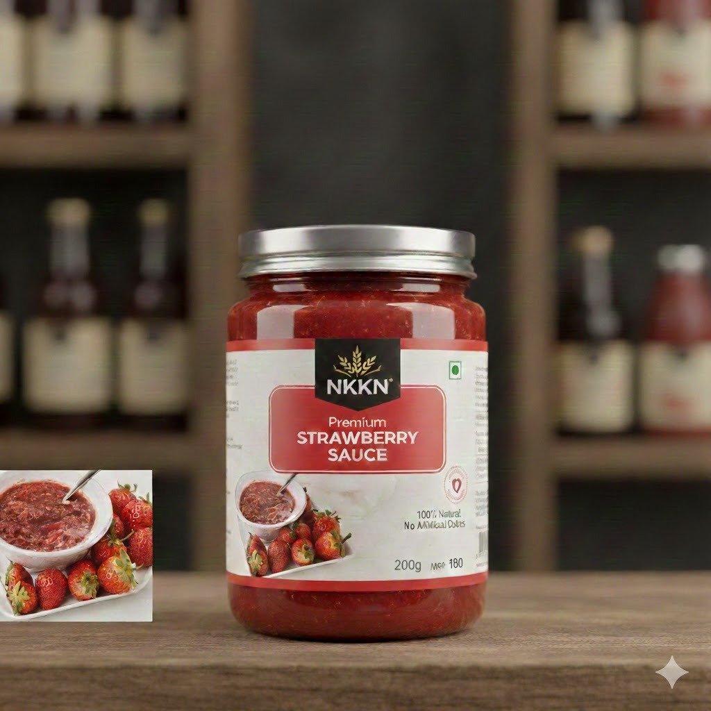 NKKN Premium Strawberry Sauce 200 g