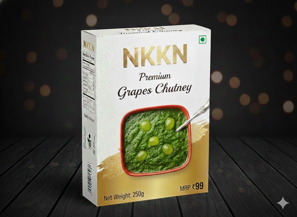 NKKN Premium Grapes Chutney 250 g