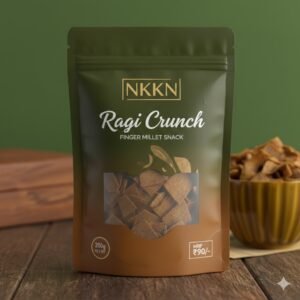 NKKN Ragi Crunch Finger Millet Snack 200 g