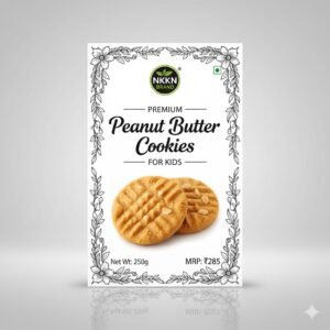 NKKN Premium Peanut Butter Soft Cookies For Kids 250 g