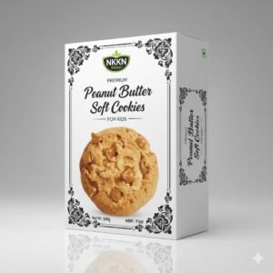 NKKN Premium Peanut Butter Soft Cookies For Kids 500 g