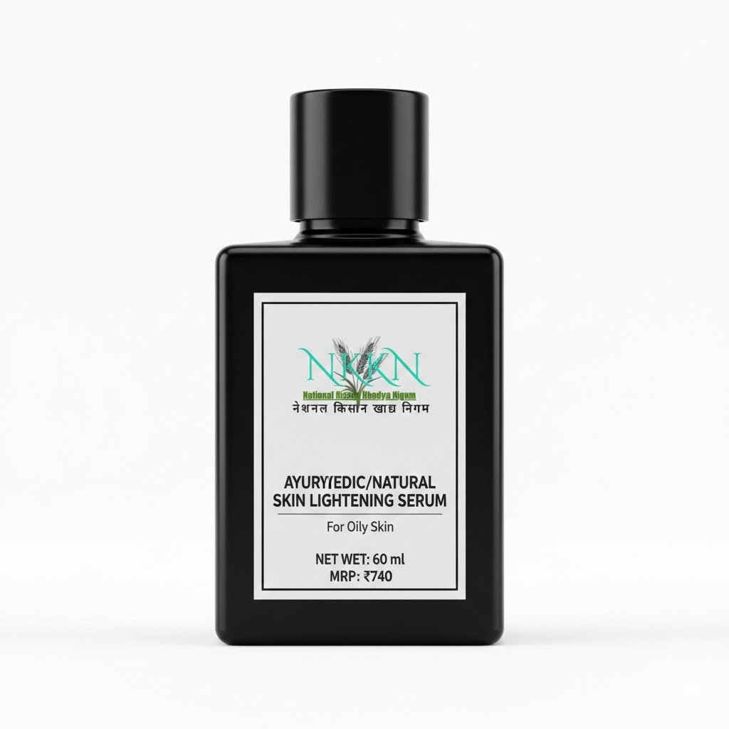 NKKN Ayurvedic / Natural Skin Lightening Serum For Oily Skin 60 ml