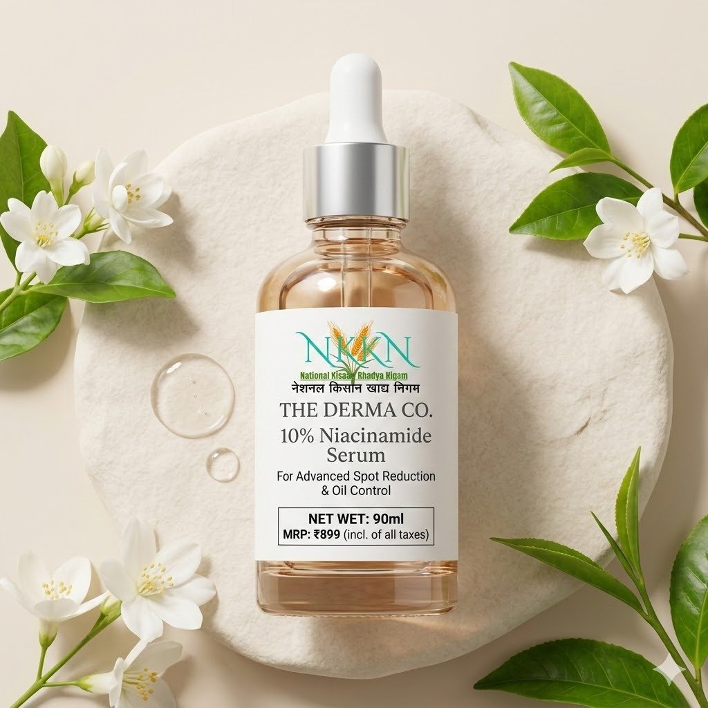 NKKN The Derma co. 10 % Niacinamide Serum Face serum For Advance Spot Reduction & Oily Control 90 ml