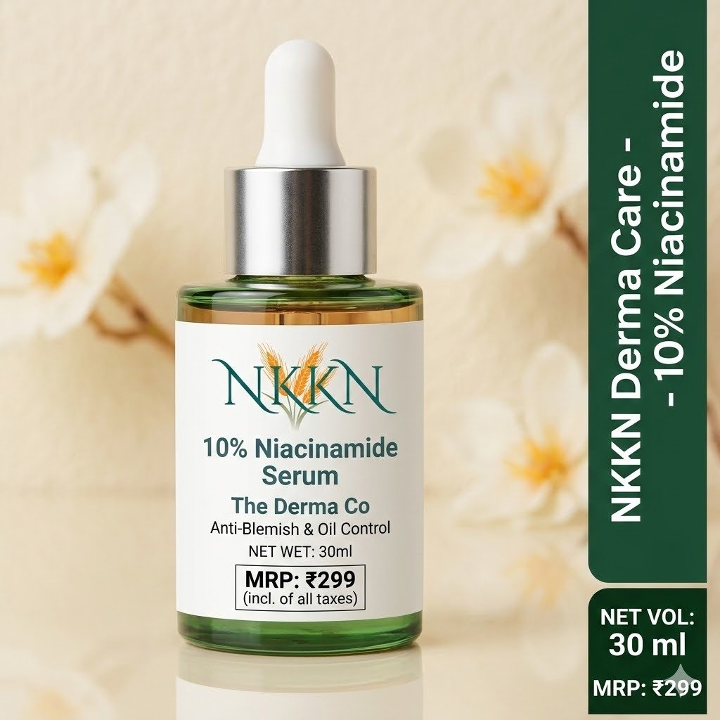 NKKN The Derma co. 10 % Niacinamide Serum Anti Blemish & Oil Control 30 ml
