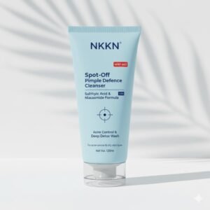 NKKN Spot Off Pimple Defence Cleanser For Acne Control & Deep Detox Wash 120 ml