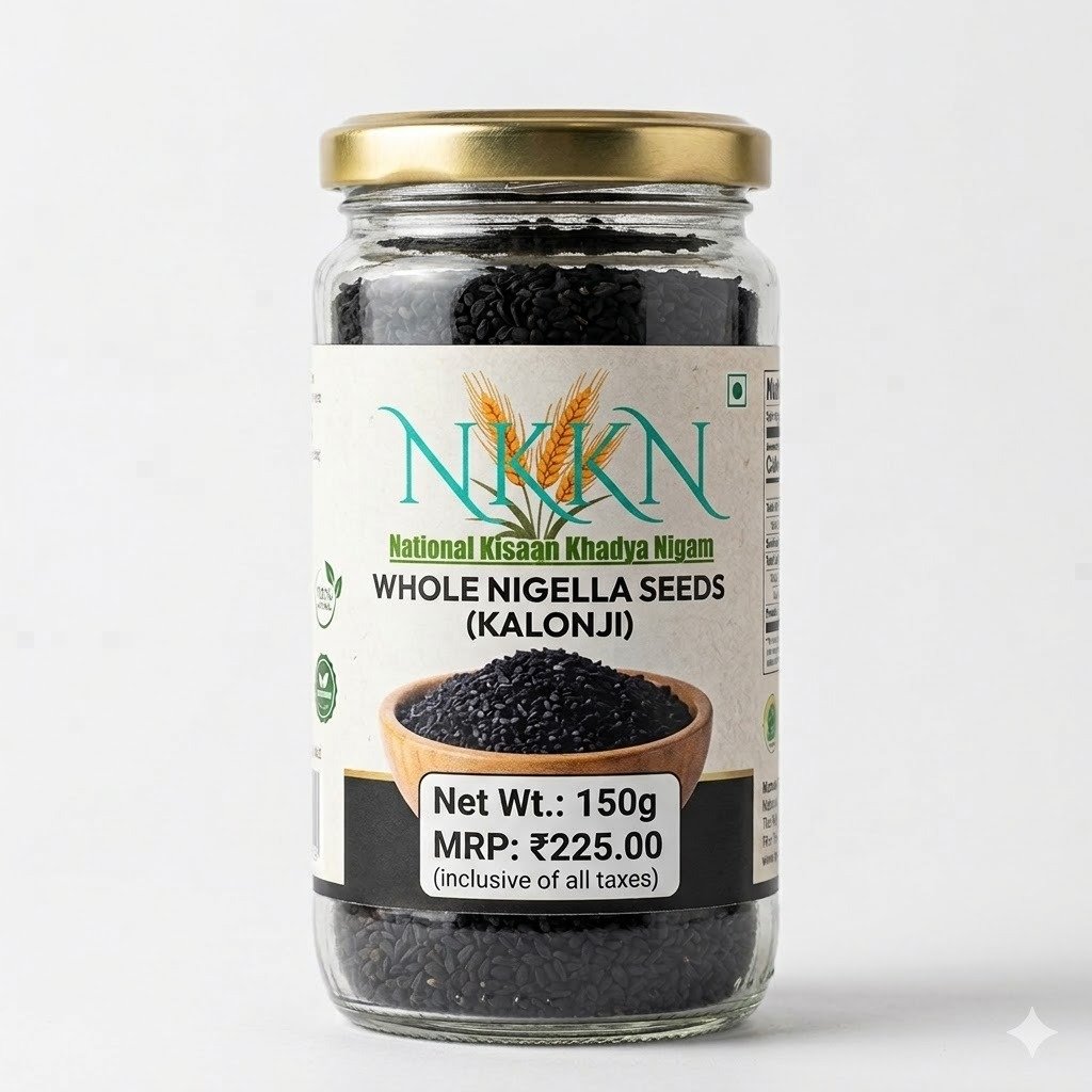 NKKN Whole Nigella Seeds Kalonji Seed 150 g