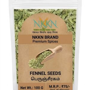 NKKN Premium Spices Fennel Seeds Saunf 100 g