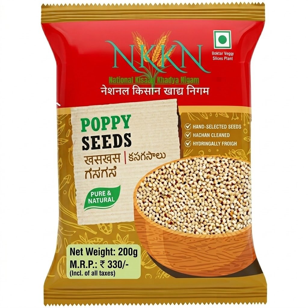 NKKN Premium Quality Poppy Seed 200 g