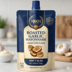 NKKN Roasted Garlic Mayonnaise Creamy & Rice Flavor 100 g