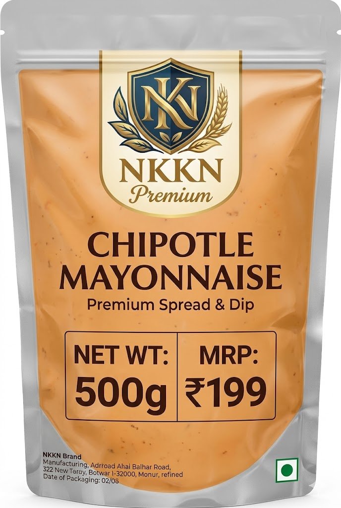 NKKN Premium Chipotle Mayonnaise Vegan Premium Spread & Dip 500 g