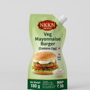 NKKN Veg Mayonnaise Burger Contains Egg 100 g