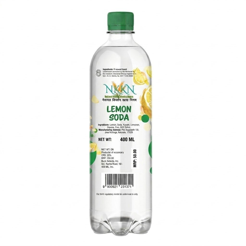 NKKN Summer Cool Drink Lemon Soda 400 ml