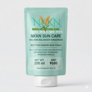 NKKN Melanin Balanced Sunscreen Best For Darker Skin Tones 200 ml