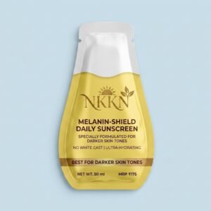 NKKN Melanin Shield Daily Sunscreen Specially Formulated For  Best For Darker Skin Tones 50 ml