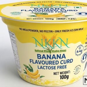 NKKN Banana Flavoured Curd 100 g